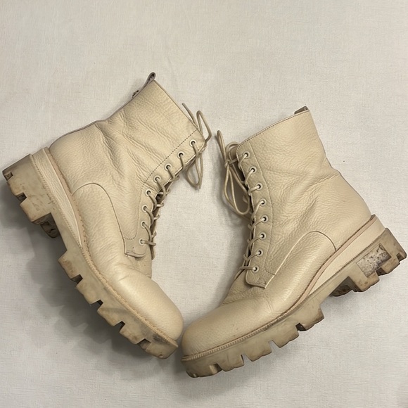 SOLD ! SAM EDELMAN GARRET PLATFORM COMBAT BOOT - Picture 4 of 11